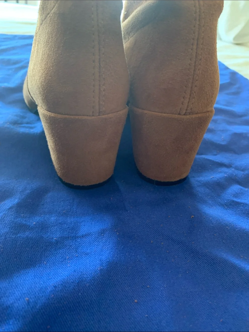 Stuart Weitzman  HINTERLAND  SADDLE SUEDE  Over the Knee Boots  with Chunky heel